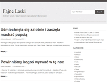 Tablet Screenshot of fajne-laski.com